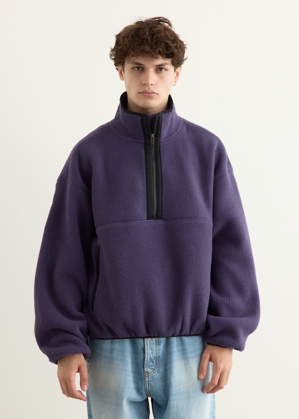 Red Box 1/2 Zip Fleece