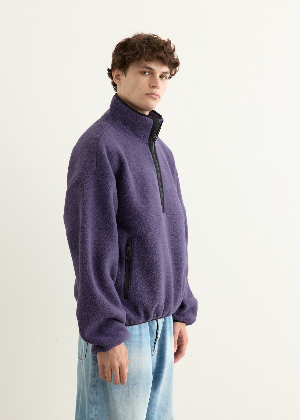 Red Box 1/2 Zip Fleece