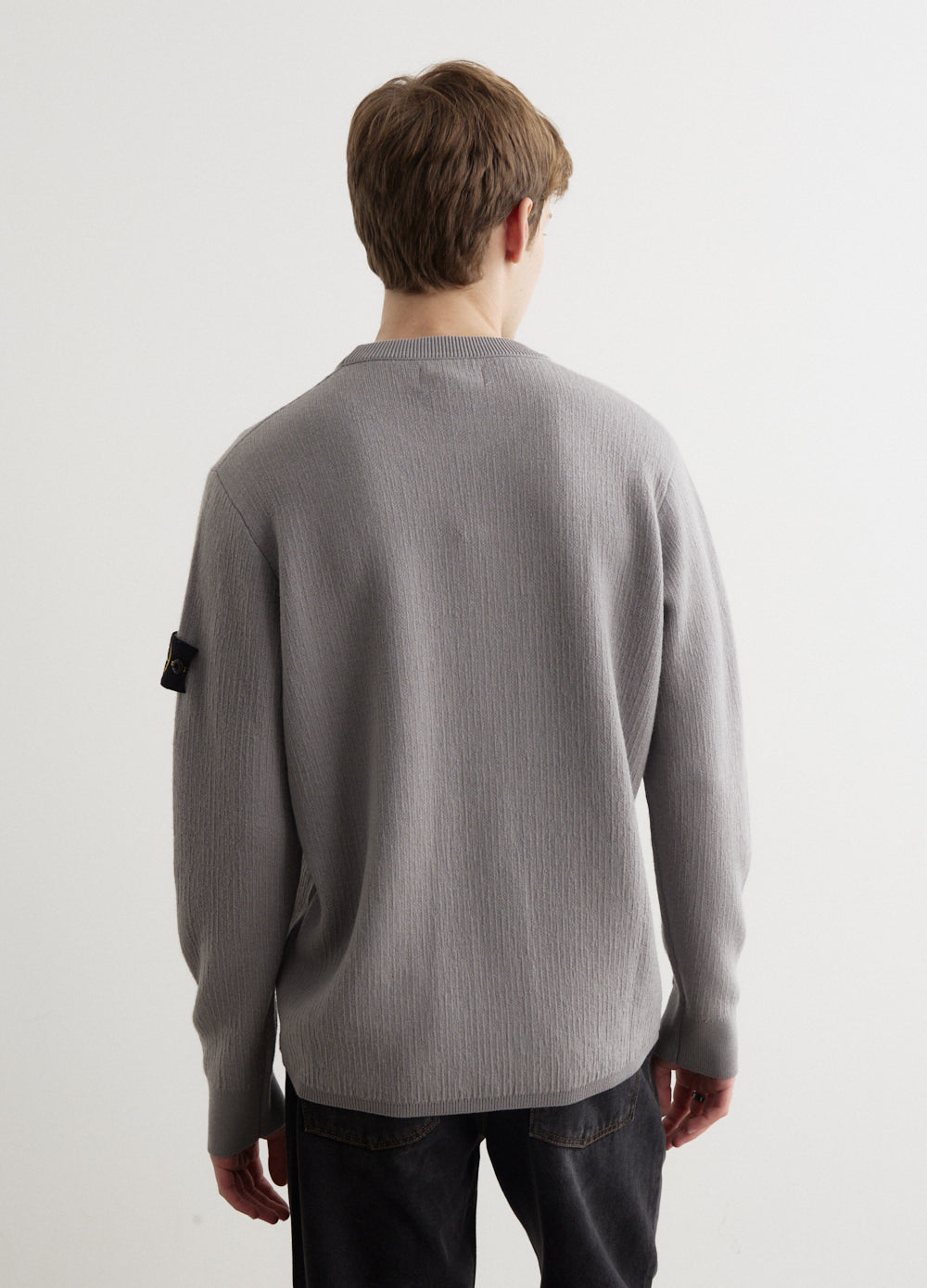 Double Weave Wool Crewneck