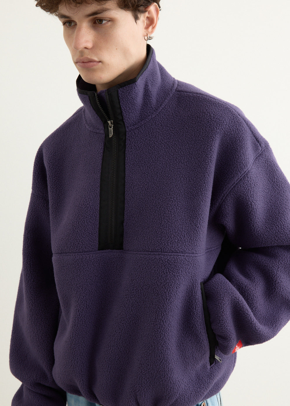 Red Box 1/2 Zip Fleece