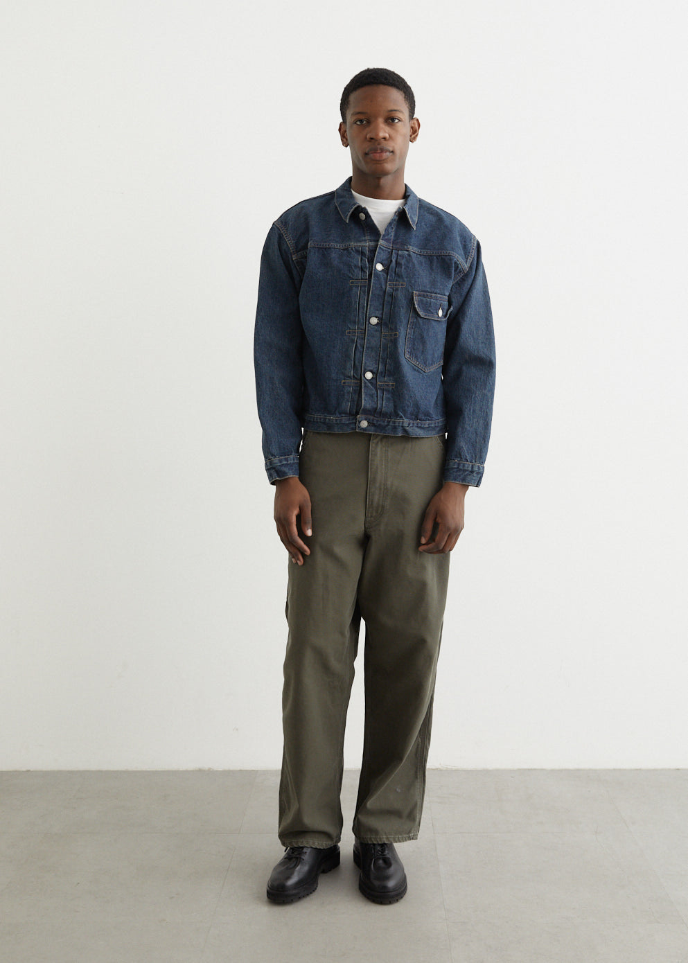 オールドジョー oldjoe EARLY PLEATED BLOUSE　40 Type 1 40's Pleated Front Blouse