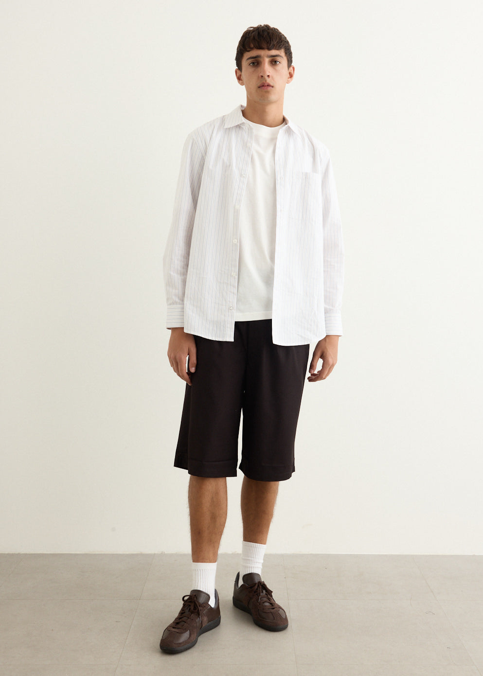 Feliz Two Tuck Walk Shorts