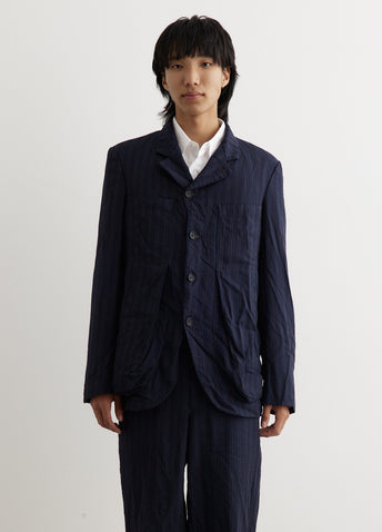 Garment Dyed Stripe Jacket