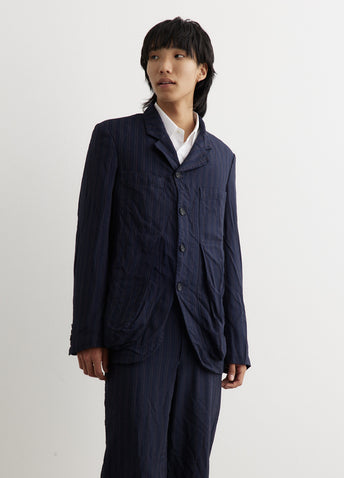 Garment Dyed Stripe Jacket