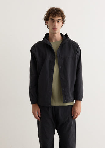 Cotton Nylon Short Parka