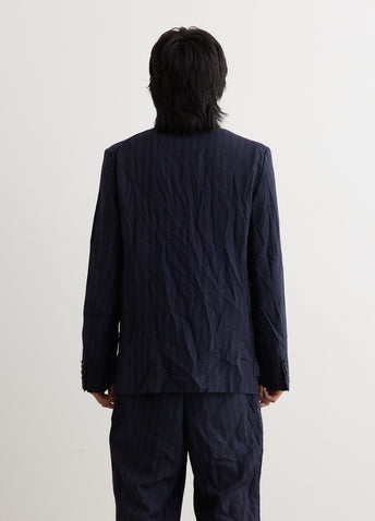 Garment Dyed Stripe Jacket