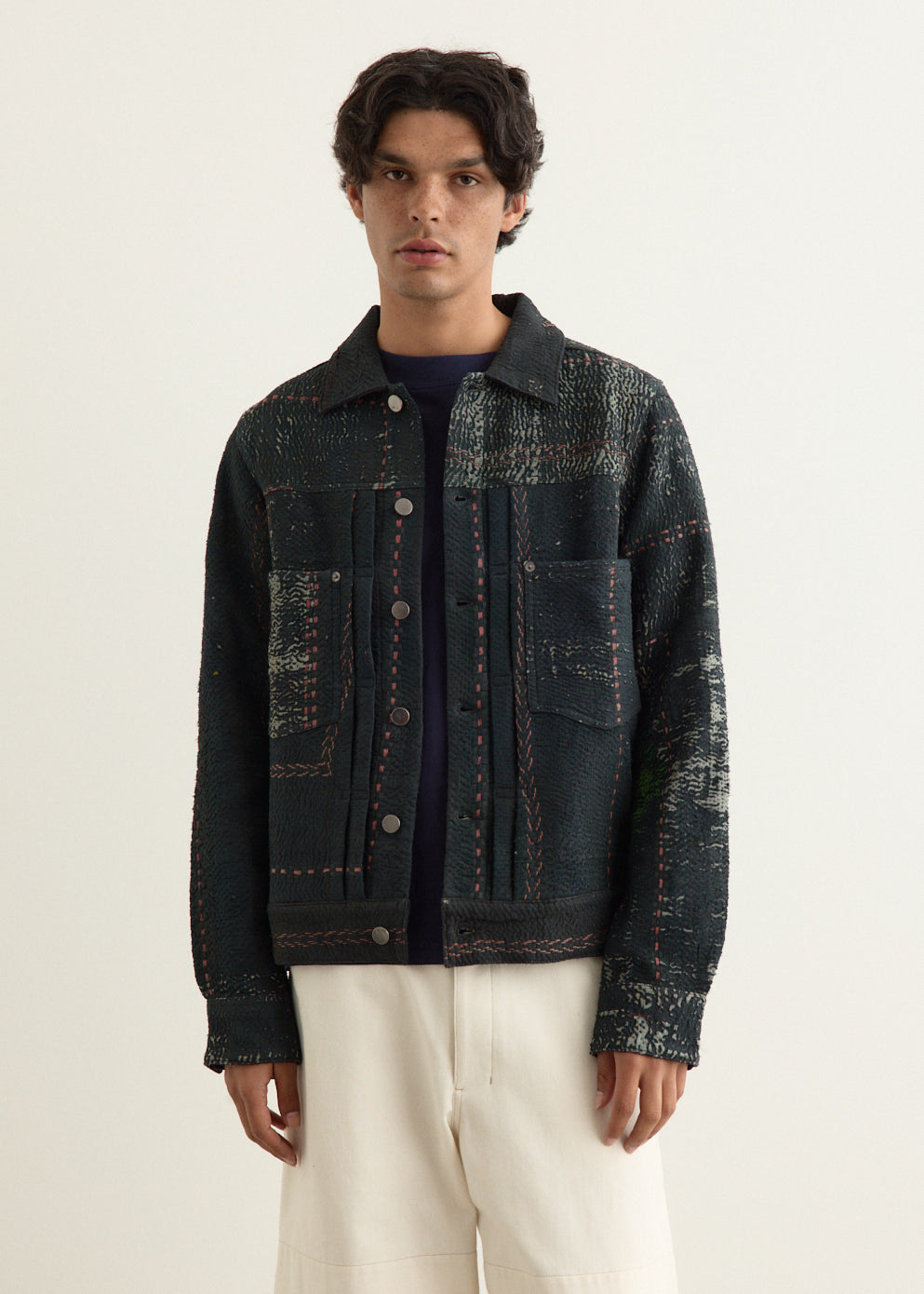 Marvin Antique Kantha Quilt Jacket