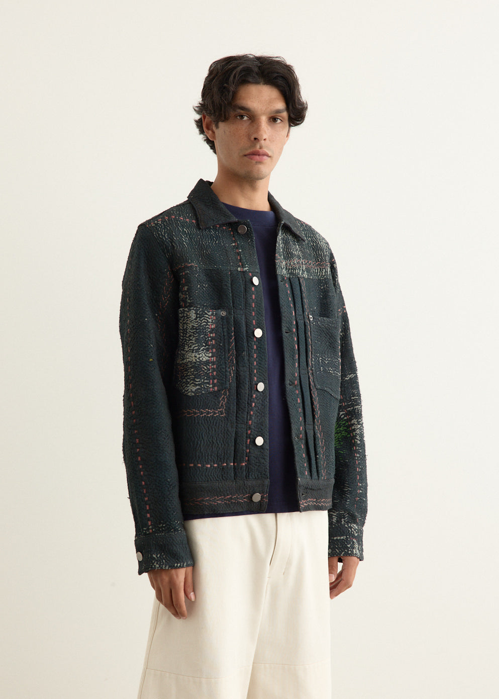 Marvin Antique Kantha Quilt Jacket