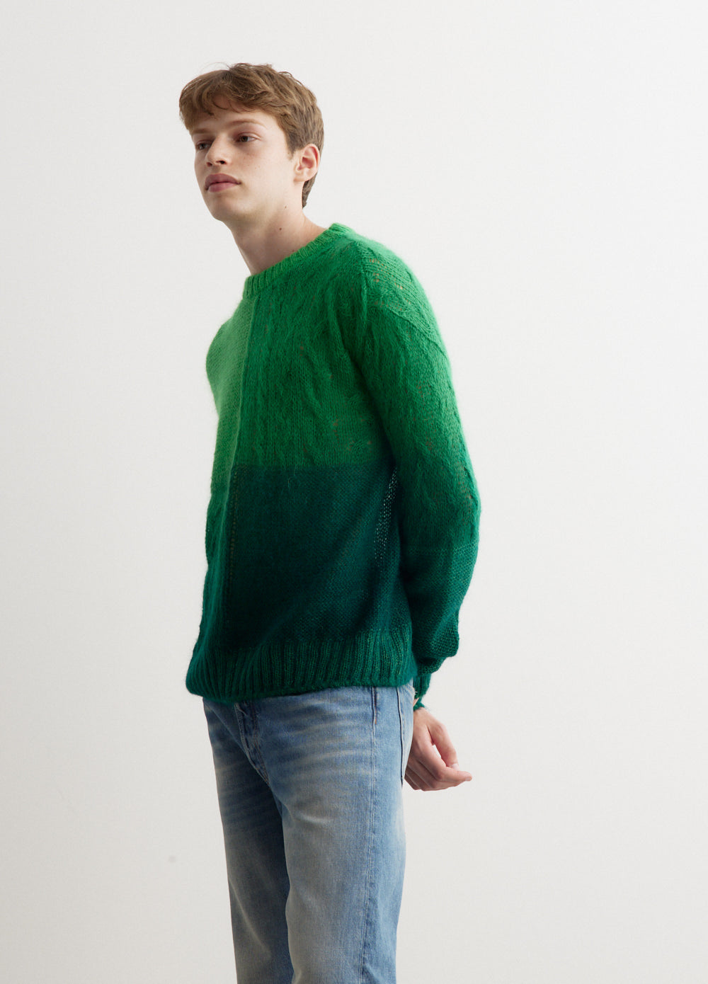 Foresk Mohair Crew-Neck Sweater