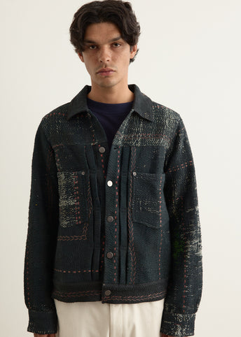 Marvin Antique Kantha Quilt Jacket