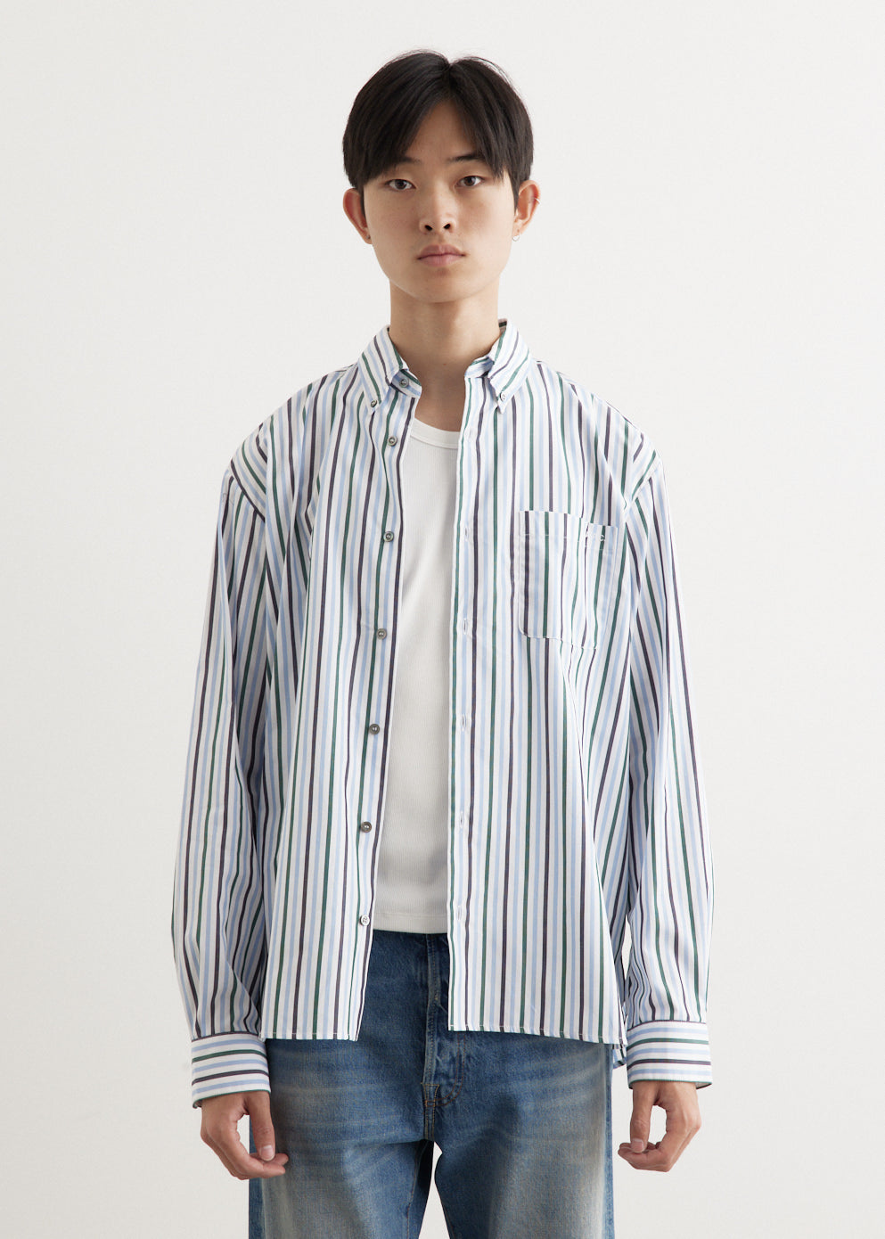 A.P.C. - Mateo Logo Shirt - Shirt,Specials : American Fashion Style Bags On Sale A.P.C. - Mateo Logo Shirt - Shirt,Specials : American Fashion Style Bags On Sale