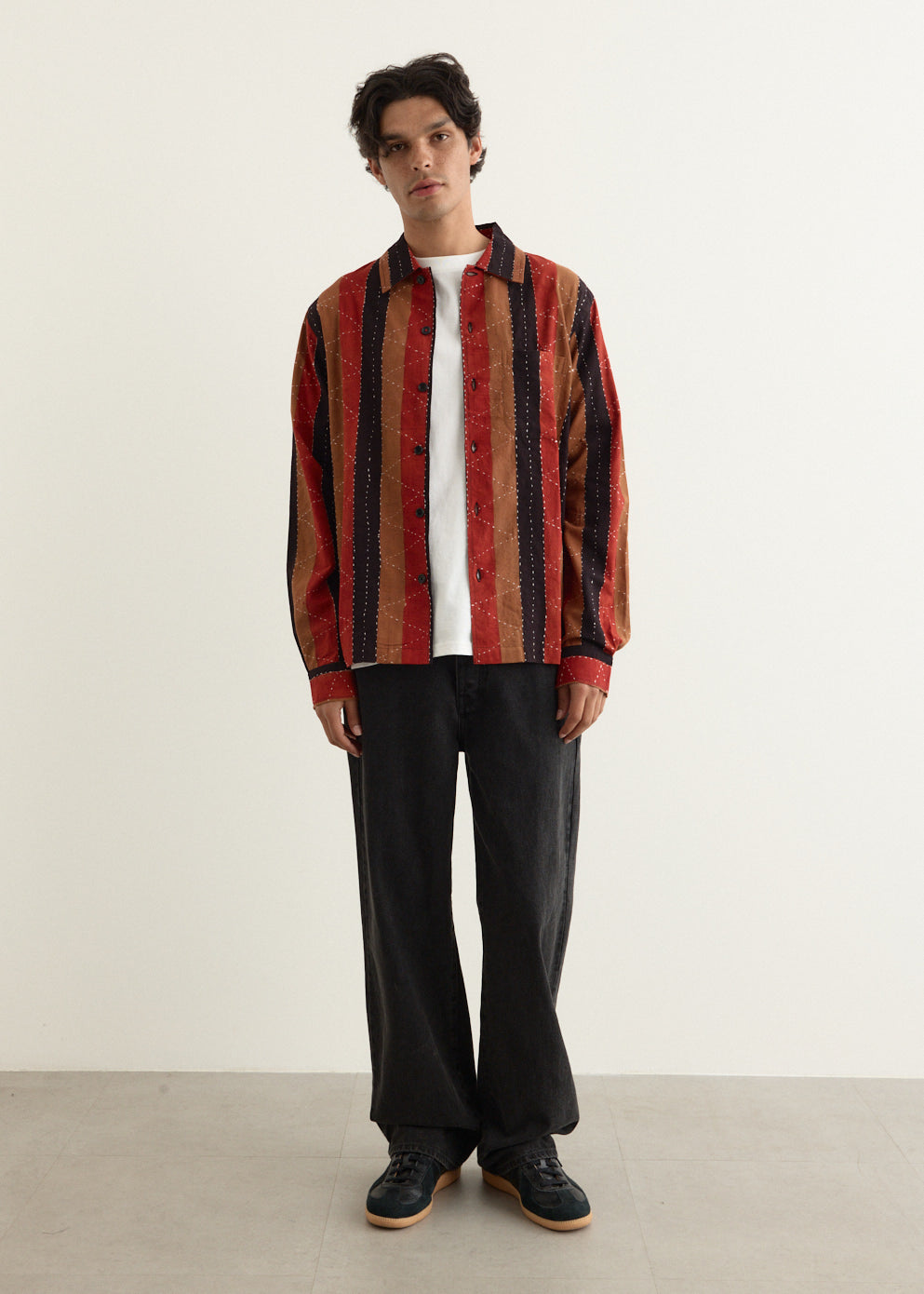 Martin Natural Dye Hand Embroidered Shirt