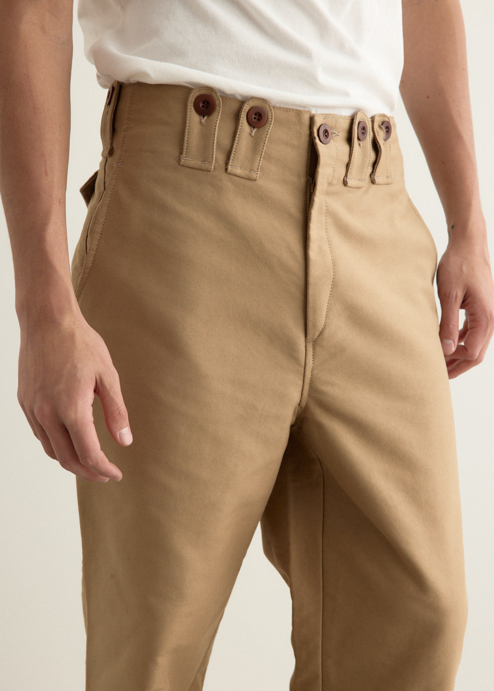 Cotton Moleskin Pants