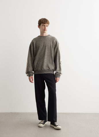 Grandrelle Fleece Knit BIG Crew Sweatshirt