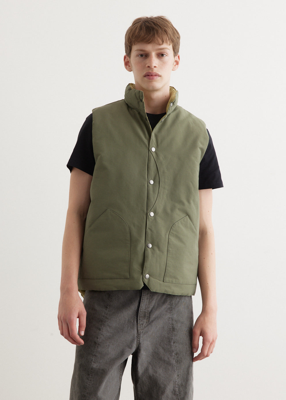 POP Trading CO - Quilted Reversible Vest - Vest,Specials : American Fashion Style Bags On Sale POP Trading CO - Quilted Reversible Vest - Vest,Specials : American Fashion Style Bags On Sale