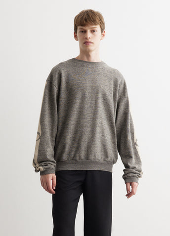 Grandrelle Fleece Knit BIG Crew Sweatshirt