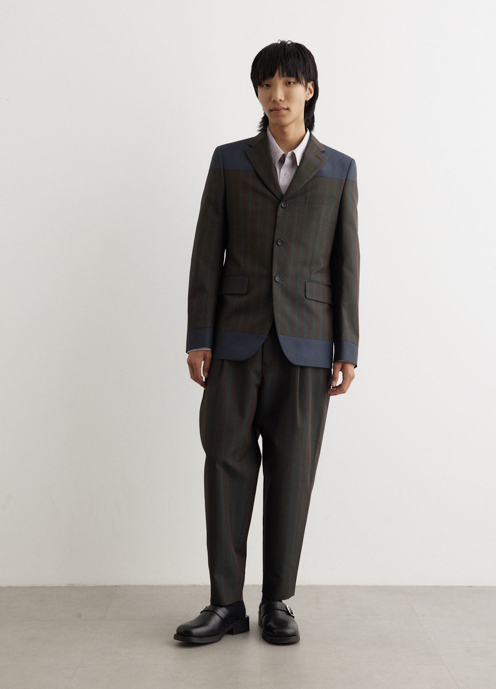 Stripe Blocked Jacket