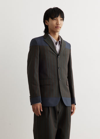 Stripe Blocked Jacket