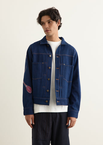 Marvin Natural Dyed Hand Painted Jacket