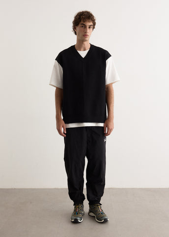 Knit Vest Layer T-Shirt