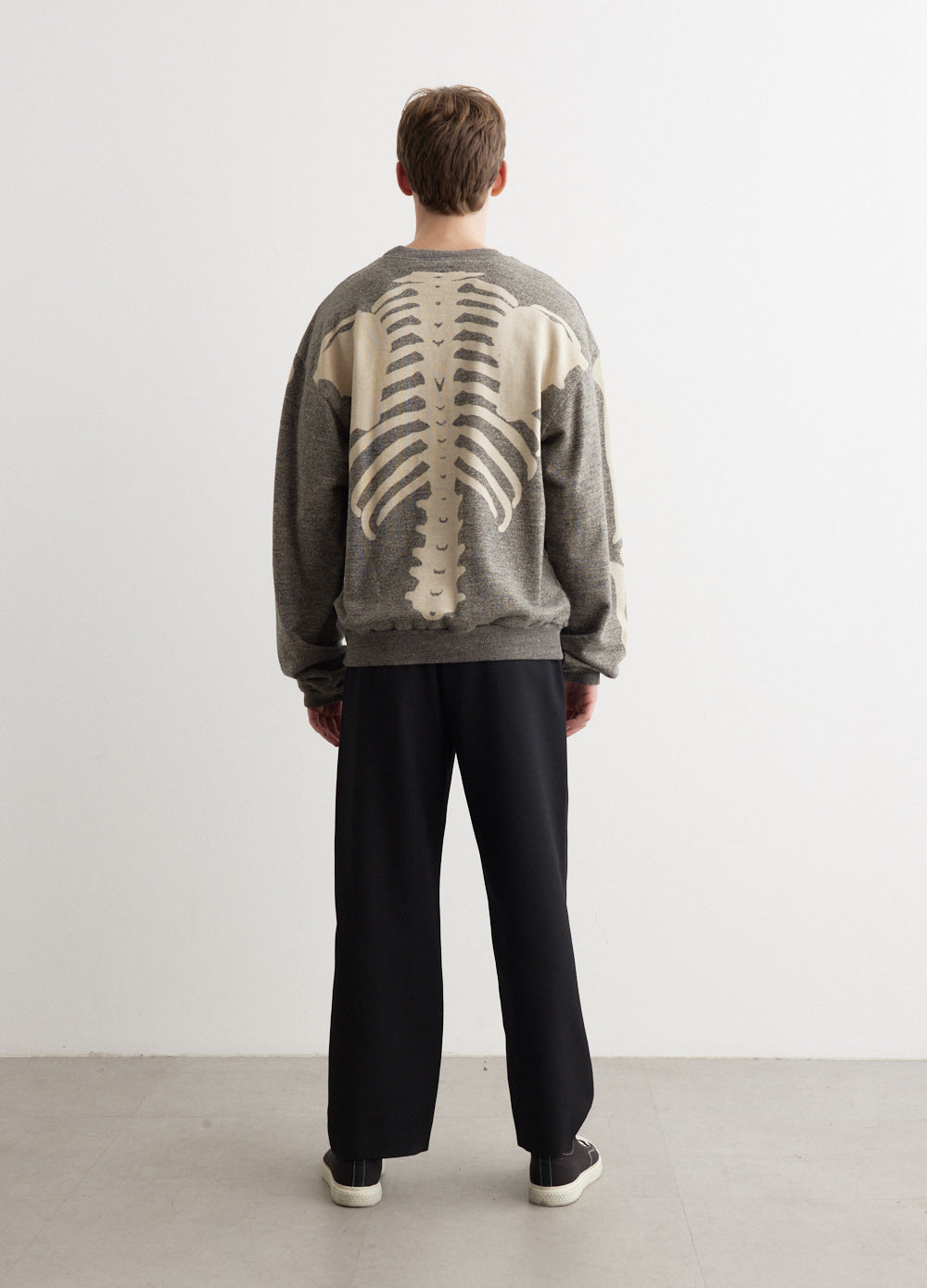 Grandrelle Fleece Knit BIG Crew Sweatshirt