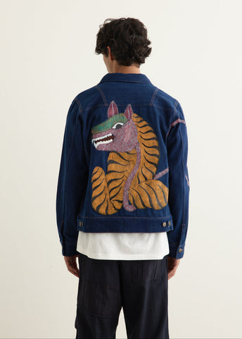 Marvin Natural Dyed Hand Painted Jacket