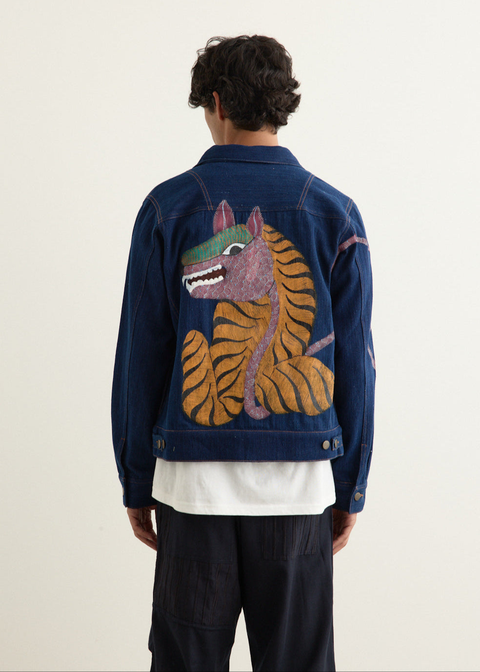 Marvin Natural Dyed Hand Painted Jacket