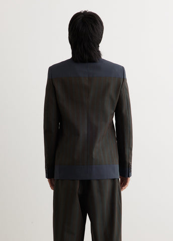 Stripe Blocked Jacket