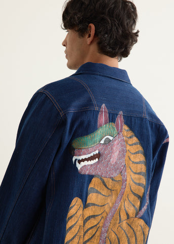 Marvin Natural Dyed Hand Painted Jacket