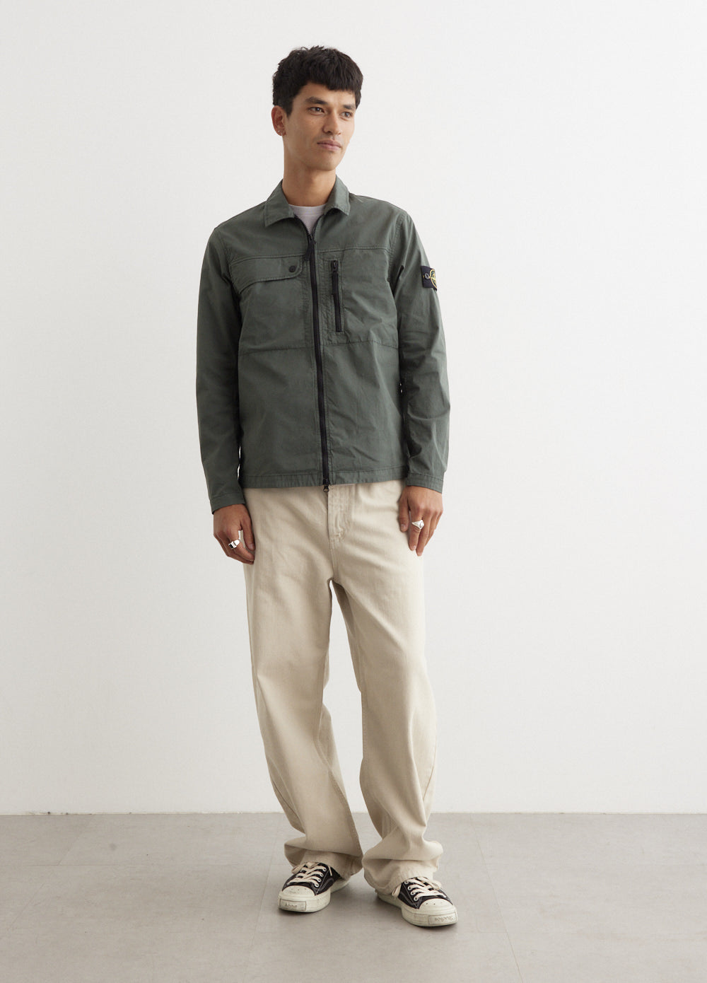 Supima Cotton Twill Overshirt