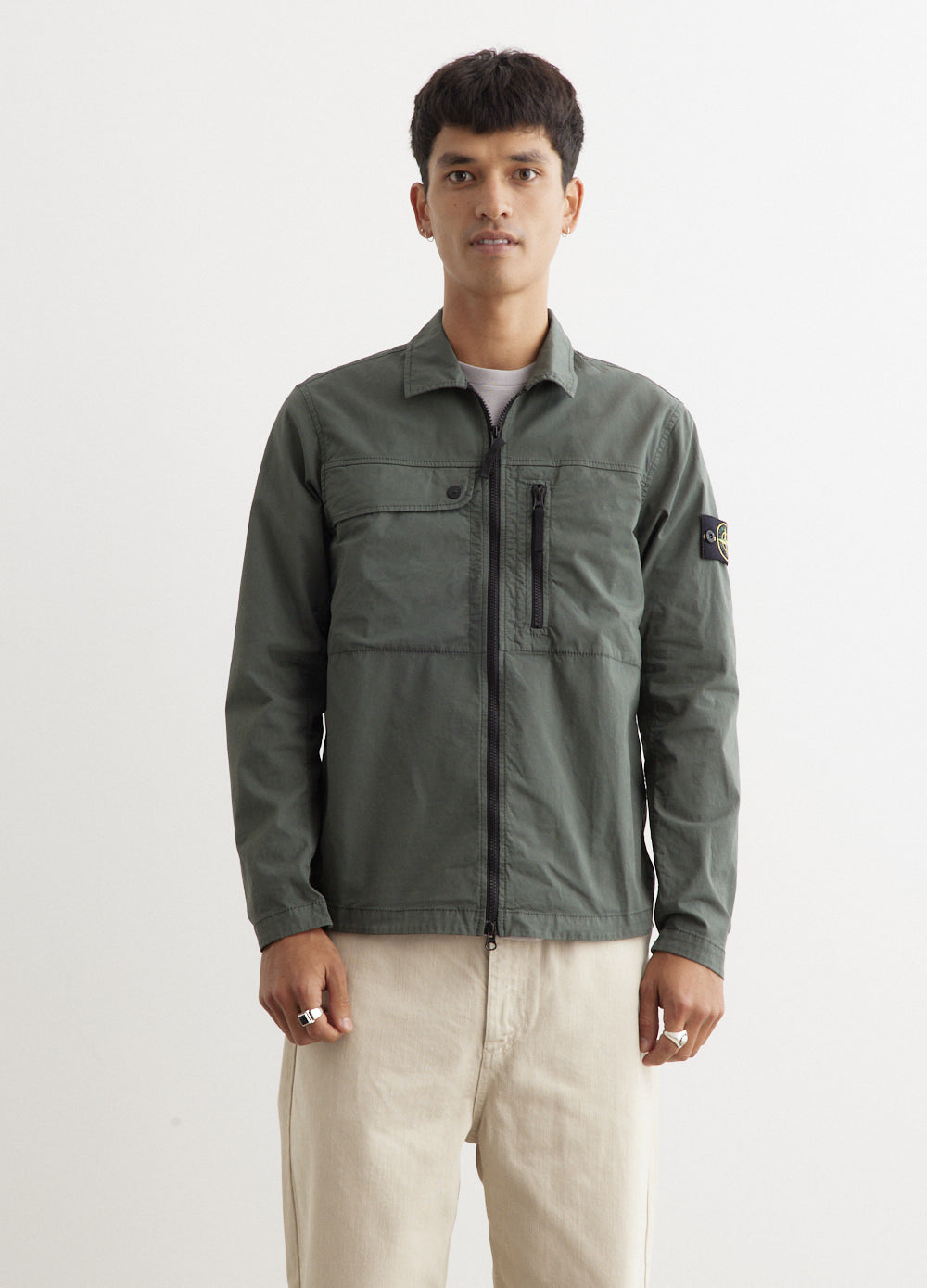 Supima Cotton Twill Overshirt