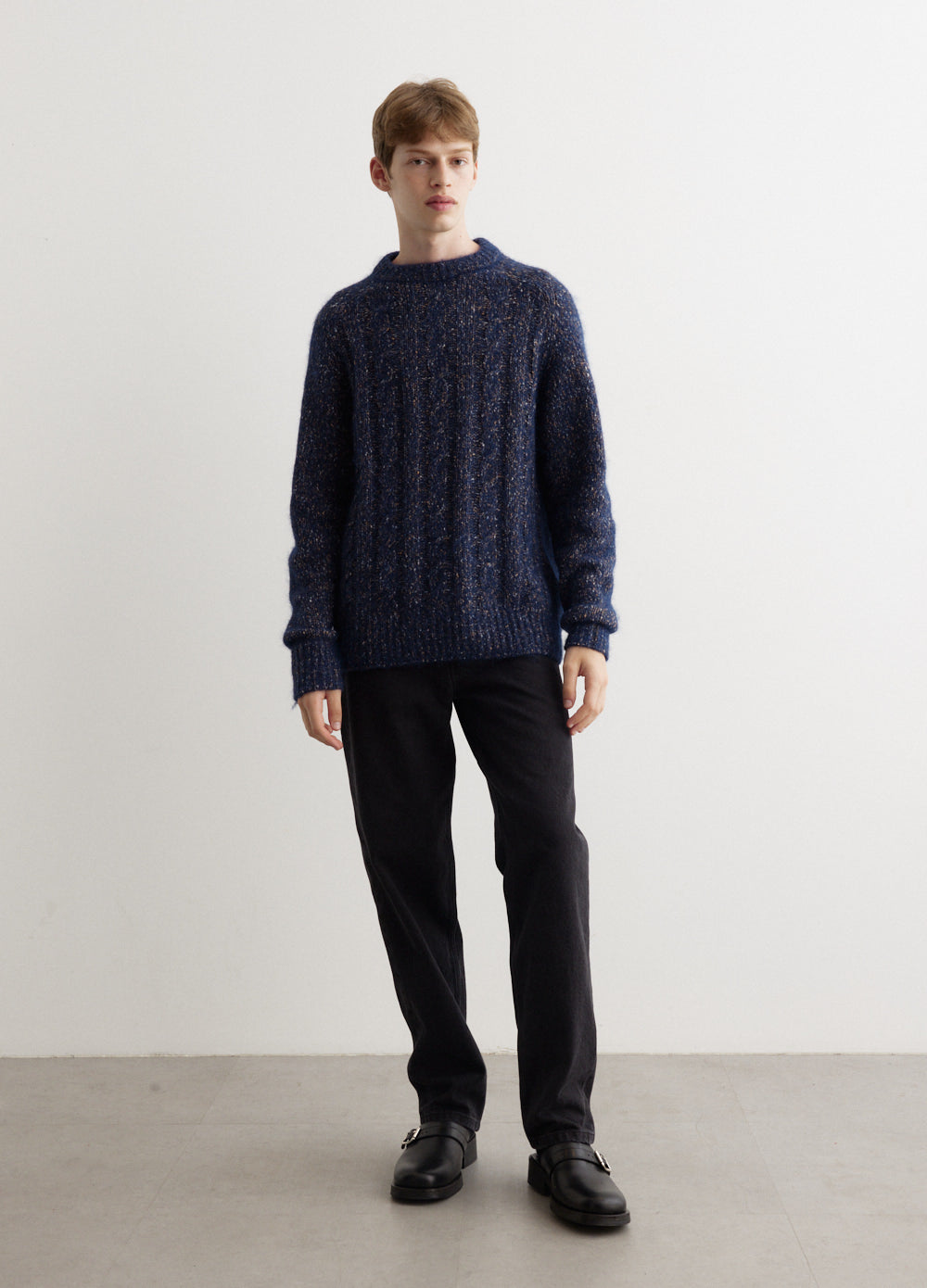 Ivar Cotton Alpaca Cable Sweater