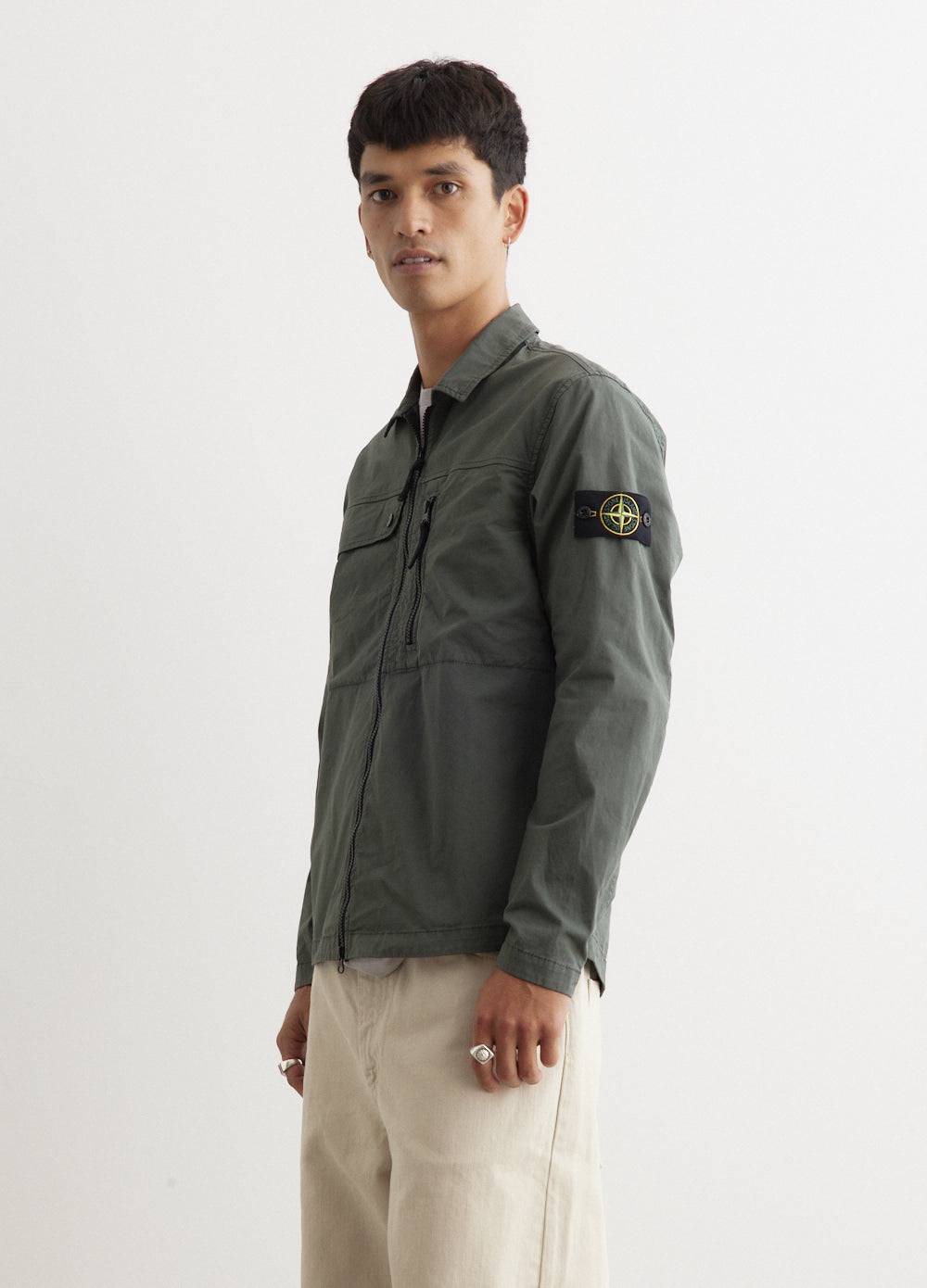 Supima Cotton Twill Overshirt