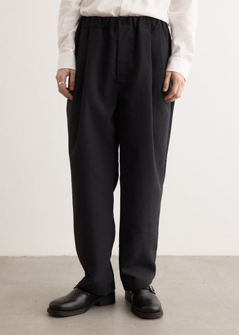 パンツ 2000s Y's for men 2-tucks cotton slacks YOHJI YAMAMOTO Y'S FOR MEN - Wide cotton pants with a