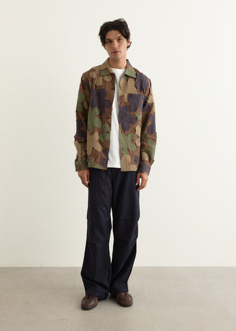Martin Seersucker Flower Shirt