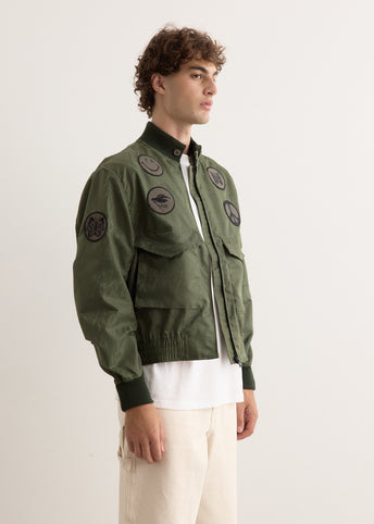 G-8 Jacket - Python Jacquard Sateen