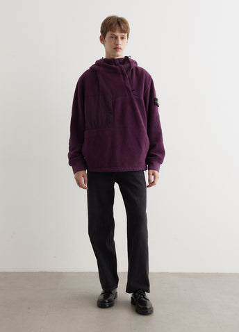 Nylon Cotton Fleece Anorak