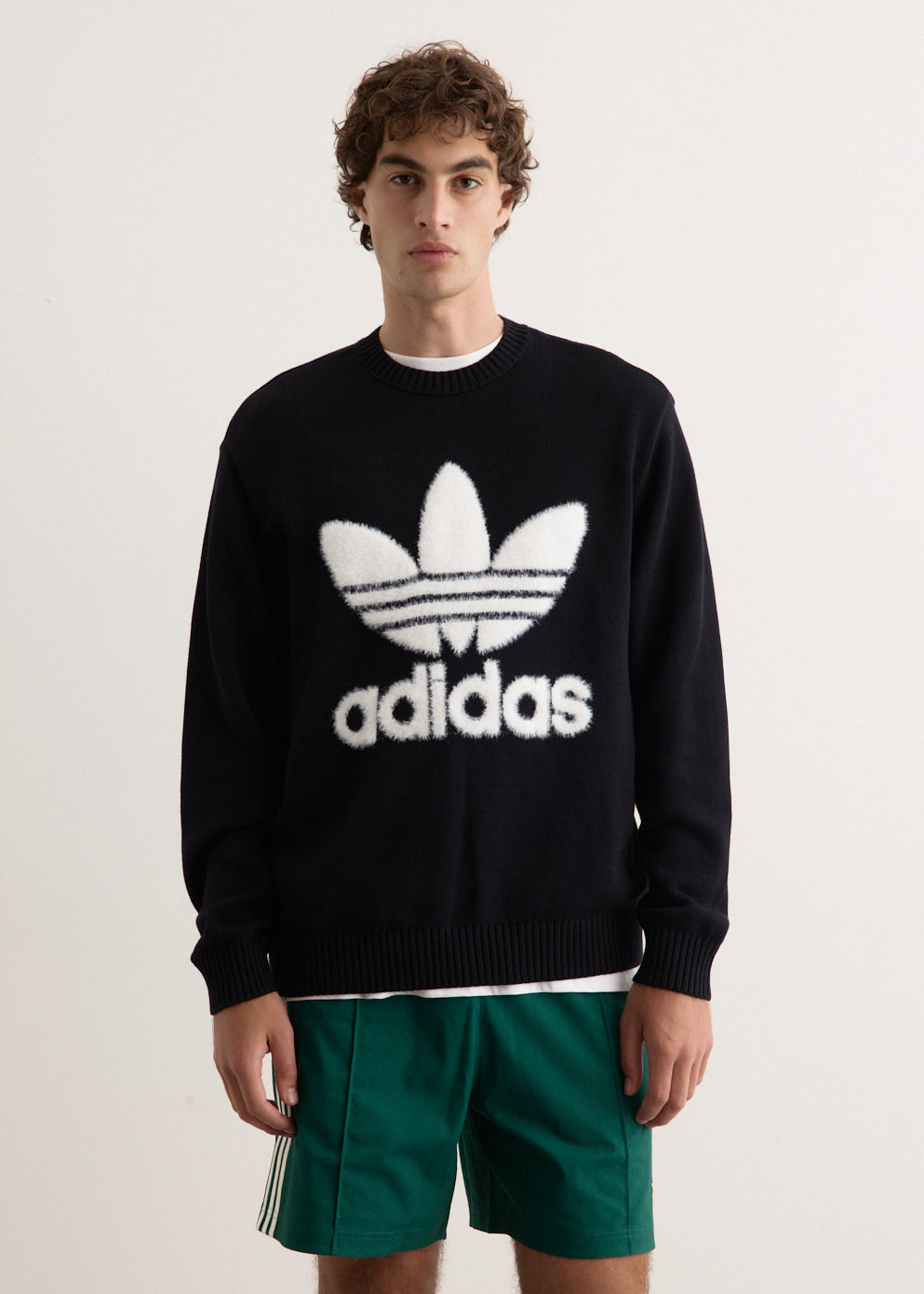 Adidas - Premium Knitted Crew Sweatshirt - Knitwear,All Products : American Fashion Style Bags On Sale Adidas - Premium Knitted Crew Sweatshirt - Knitwear,All Products : American Fashion Style Bags On Sale