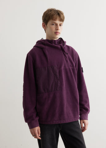 Nylon Cotton Fleece Anorak