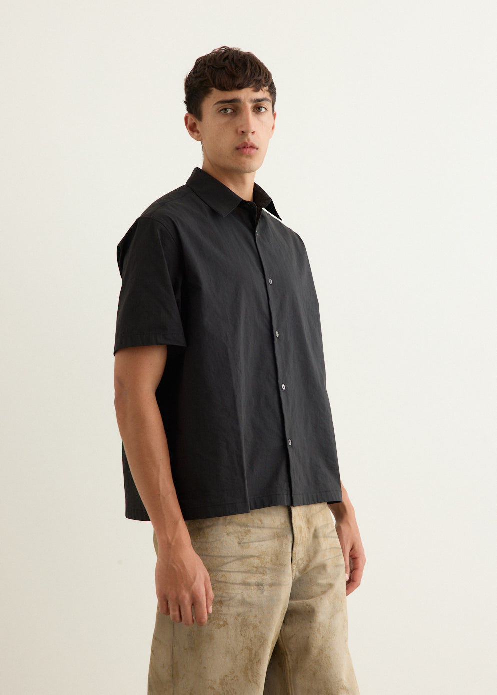 Bruce Tonal Stripe Short Sleeve Shirt