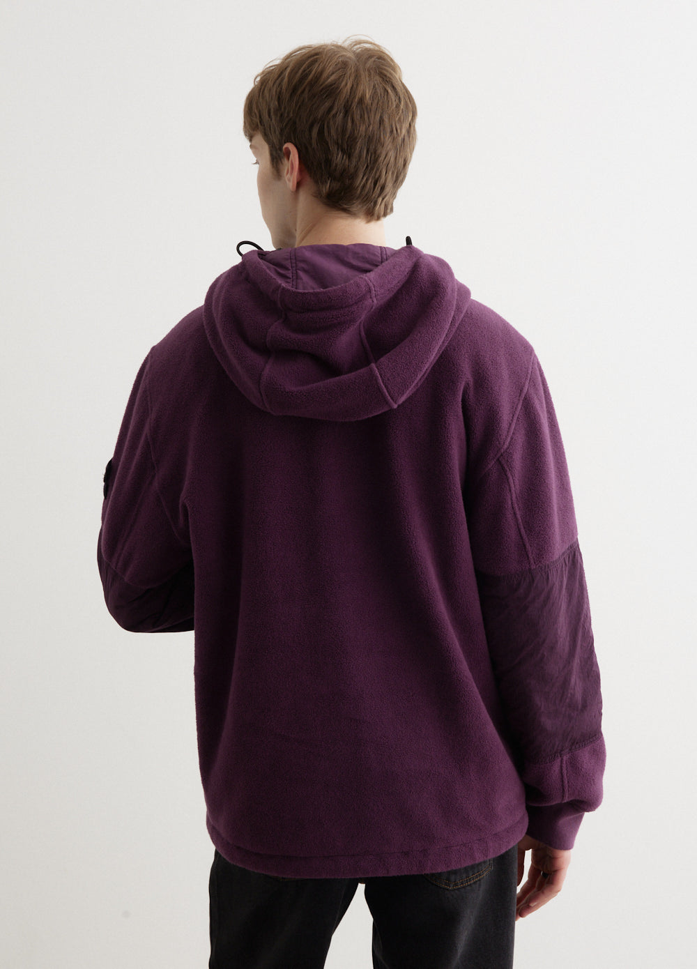 Nylon Cotton Fleece Anorak