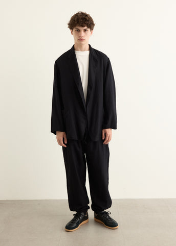 Cashmere Silk Garment Dyed Drawstring Pants
