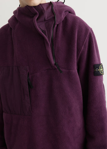 Nylon Cotton Fleece Anorak