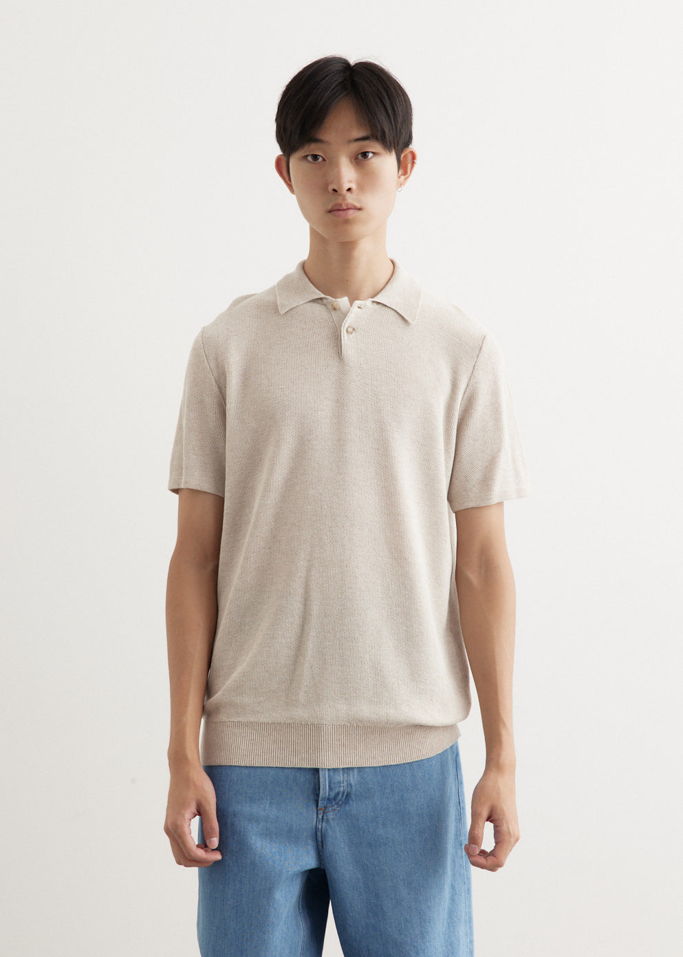 A.P.C. - Jay Knit Polo - Knitwear,All Products : American Fashion Style Bags On Sale A.P.C. - Jay Knit Polo - Knitwear,All Products : American Fashion Style Bags On Sale