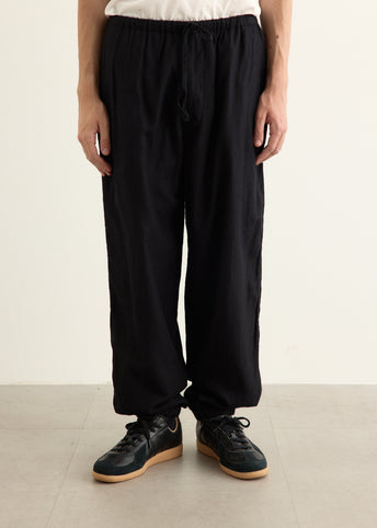 Cashmere Silk Garment Dyed Drawstring Pants