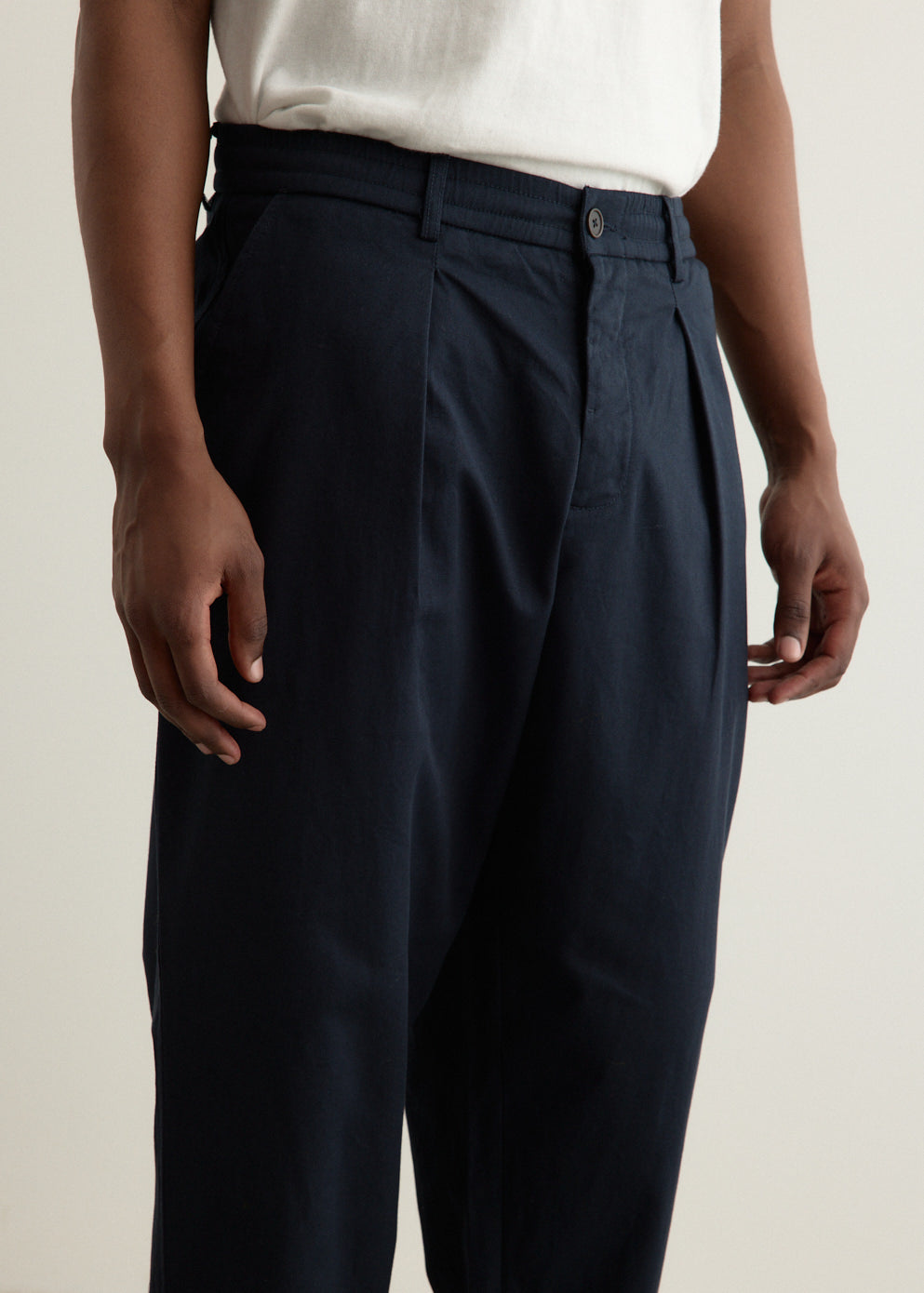 Pleated Track Pants