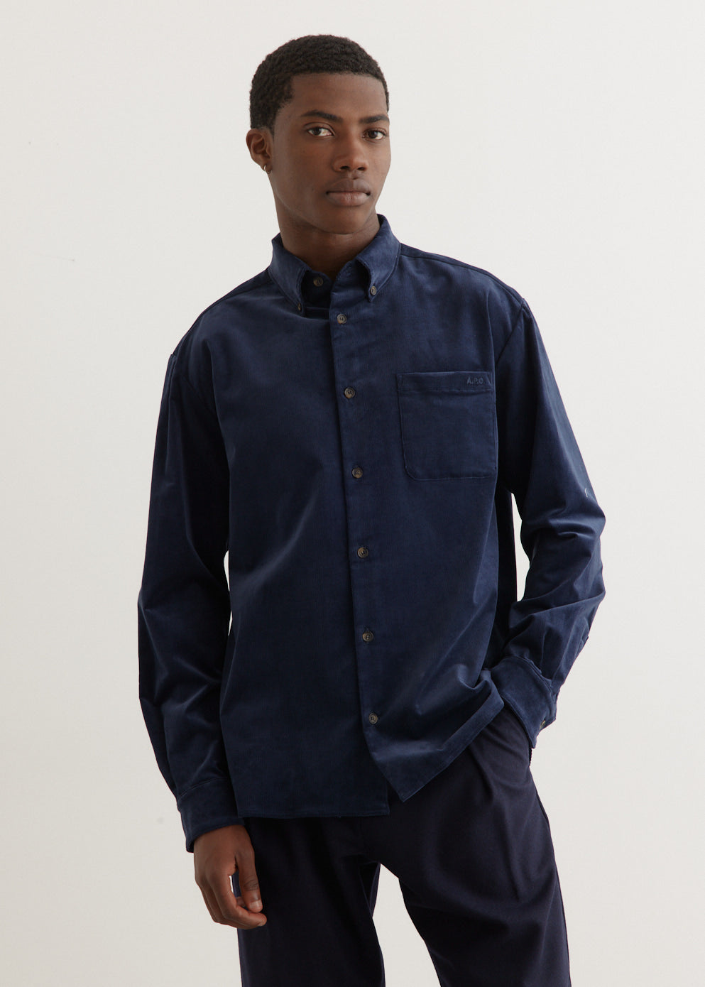 A.P.C. - Mateo Logo Shirt - Shirt,All Products : American Fashion Style Bags On Sale A.P.C. - Mateo Logo Shirt - Shirt,All Products : American Fashion Style Bags On Sale