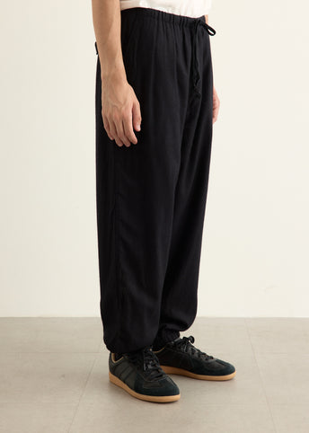 Cashmere Silk Garment Dyed Drawstring Pants