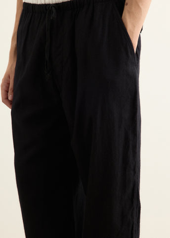 Cashmere Silk Garment Dyed Drawstring Pants