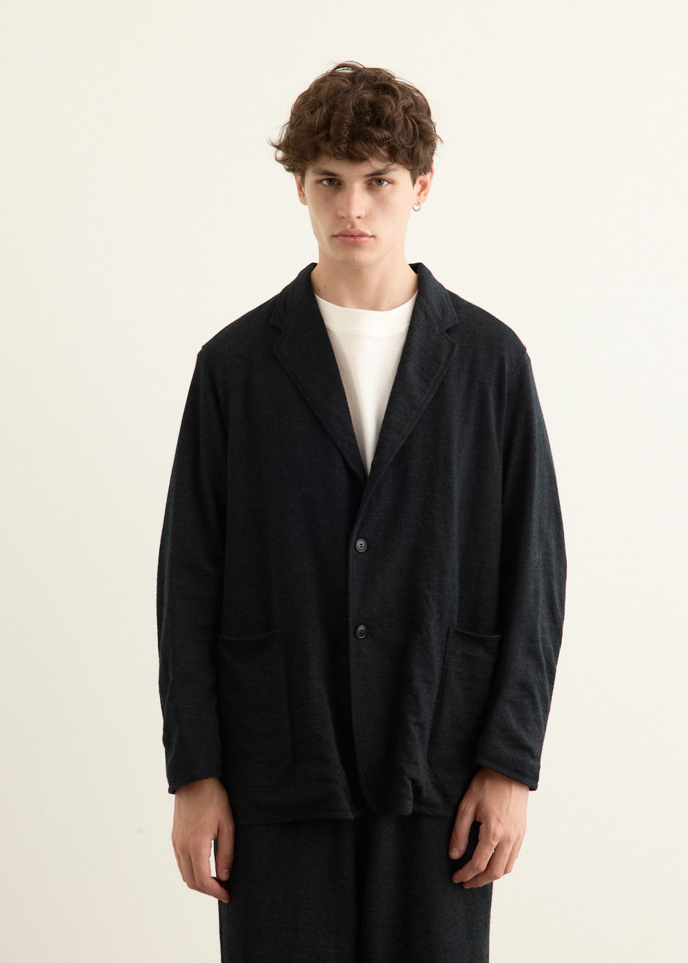 Wool Knit Jacket